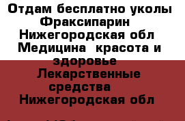 Отдам бесплатно уколы Фраксипарин - Нижегородская обл. Медицина, красота и здоровье » Лекарственные средства   . Нижегородская обл.